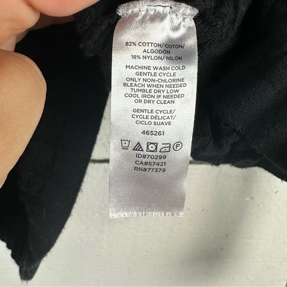 Ann Taylor zipper sweater black - Picture 5 of 5